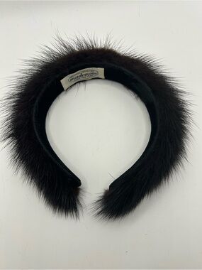 Vintage madcaps real fur headband